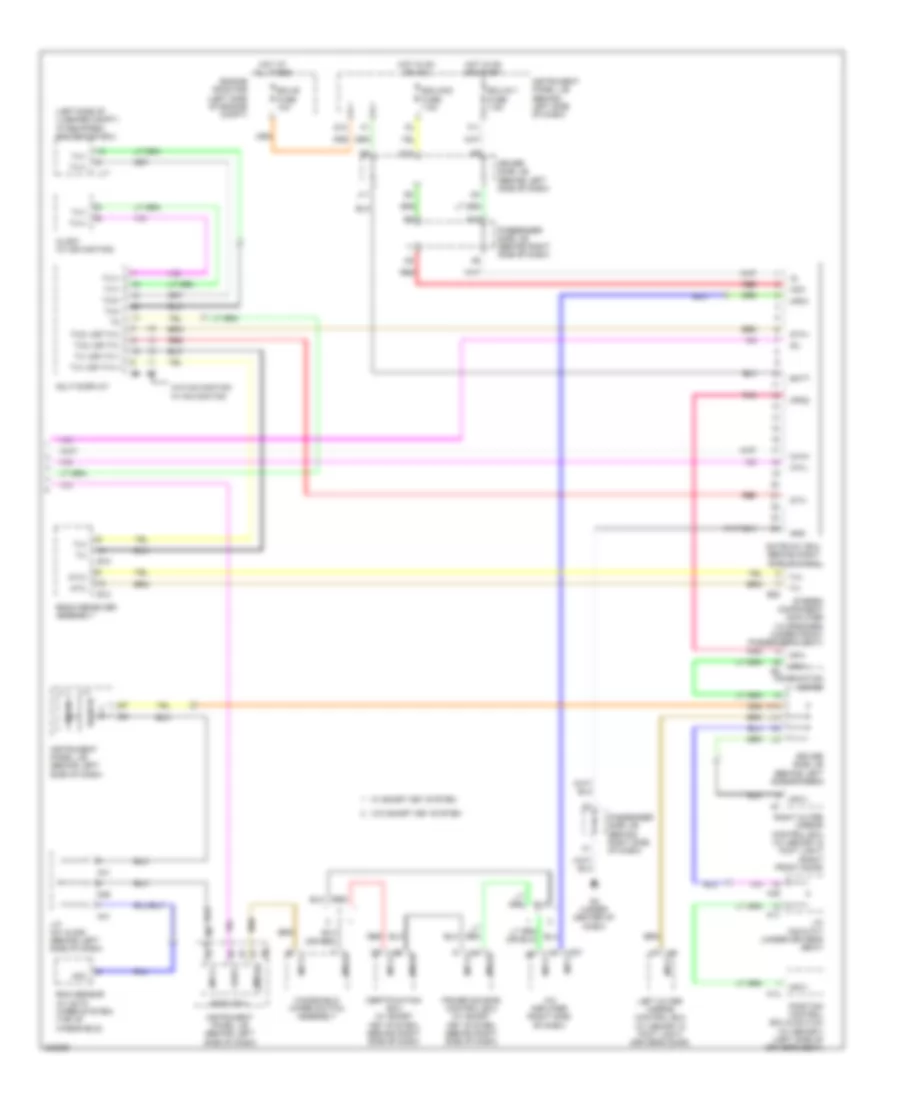 Computer Data Lines Wiring Diagram 2 of 2 for Toyota Avalon Limited 2010