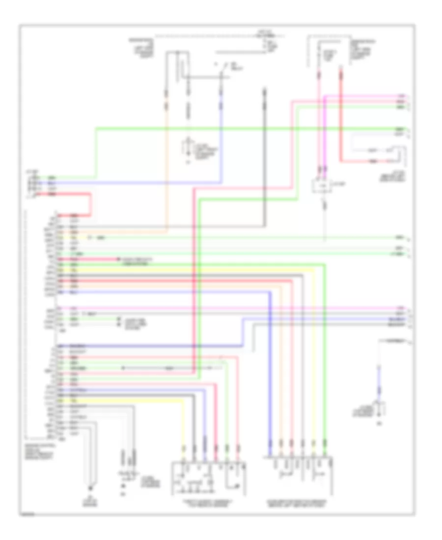 Cruise Control Wiring Diagram 1 of 2 for Toyota Avalon Limited 2010