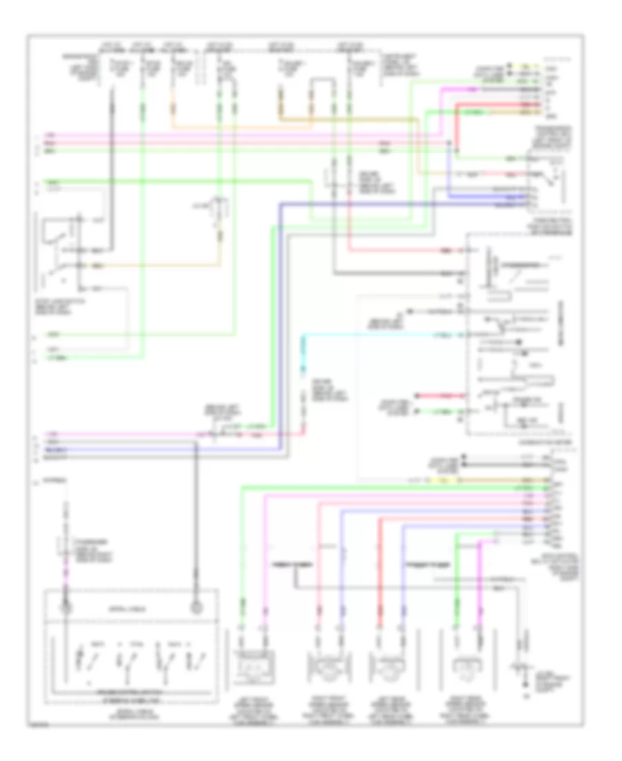 Cruise Control Wiring Diagram 2 of 2 for Toyota Avalon Limited 2010
