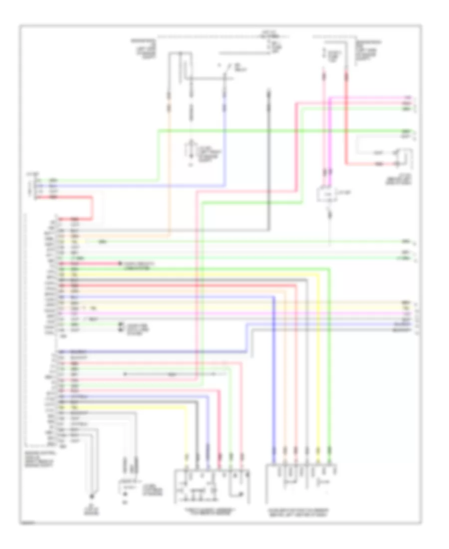 Dynamic Laser Cruise Control Wiring Diagram 1 of 3 for Toyota Avalon Limited 2010