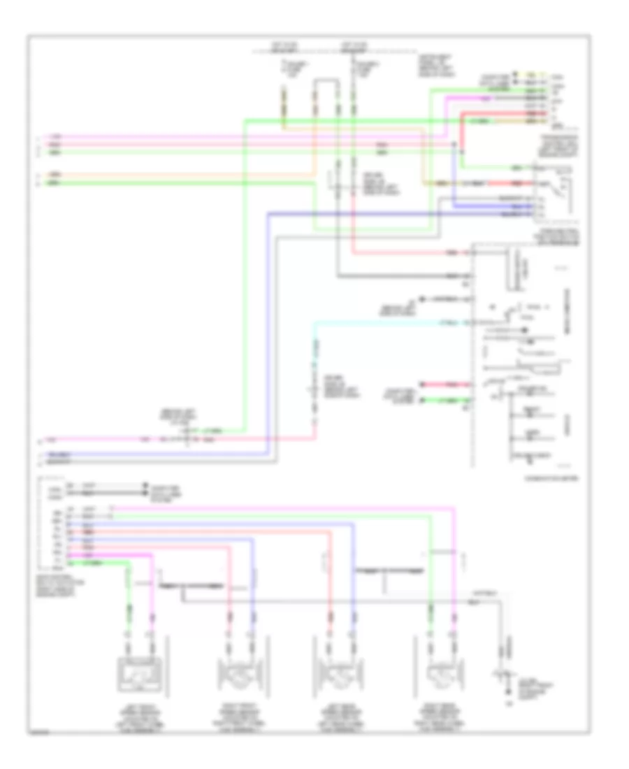 Dynamic Laser Cruise Control Wiring Diagram (3 of 3) for Toyota Avalon Limited 2010