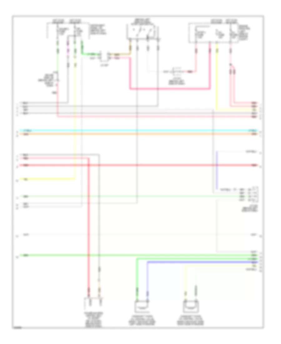 3.5L, Engine Performance Wiring Diagram (2 of 5) for Toyota Avalon Limited 2010