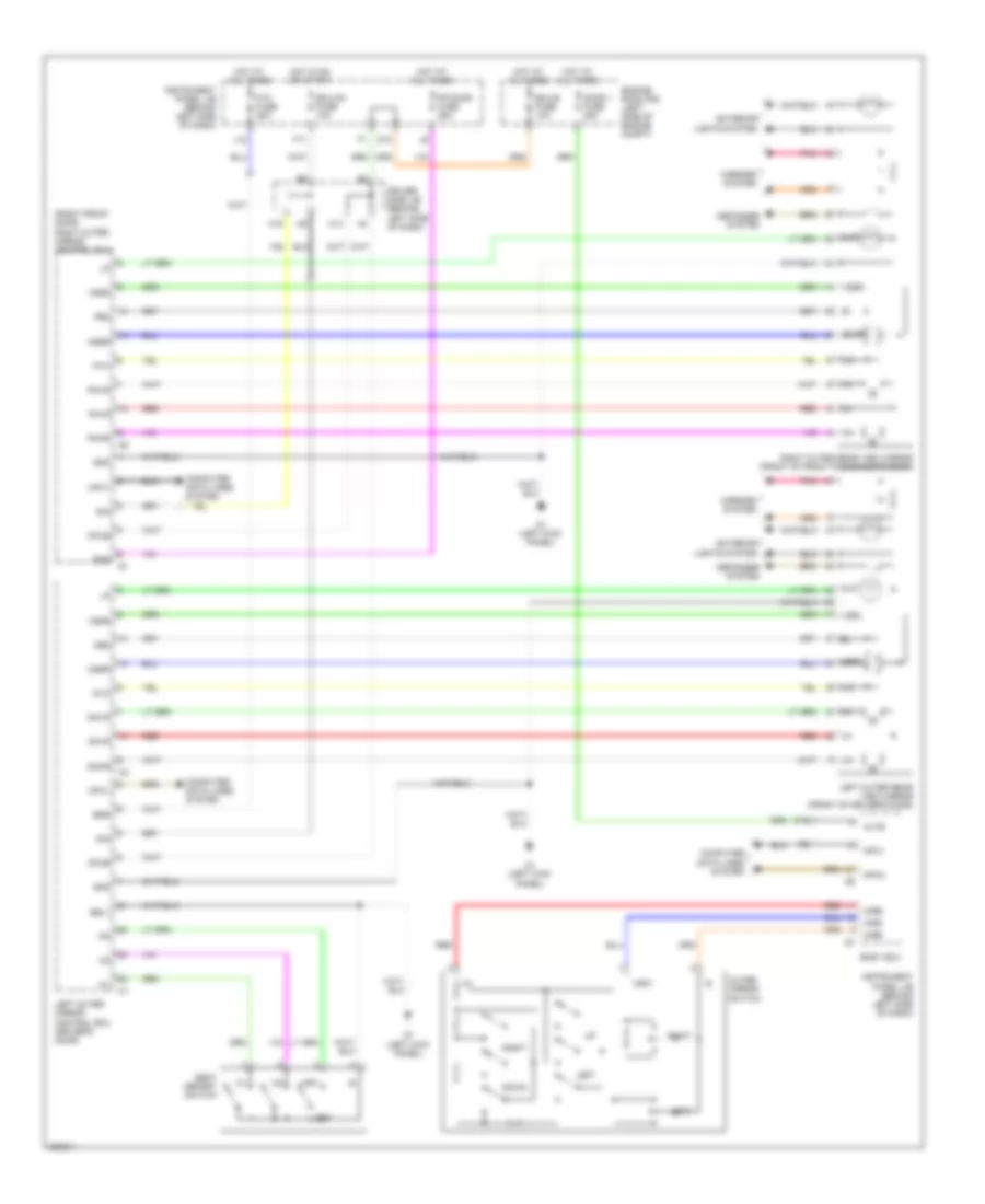 Memory Mirrors Wiring Diagram for Toyota Avalon Limited 2010