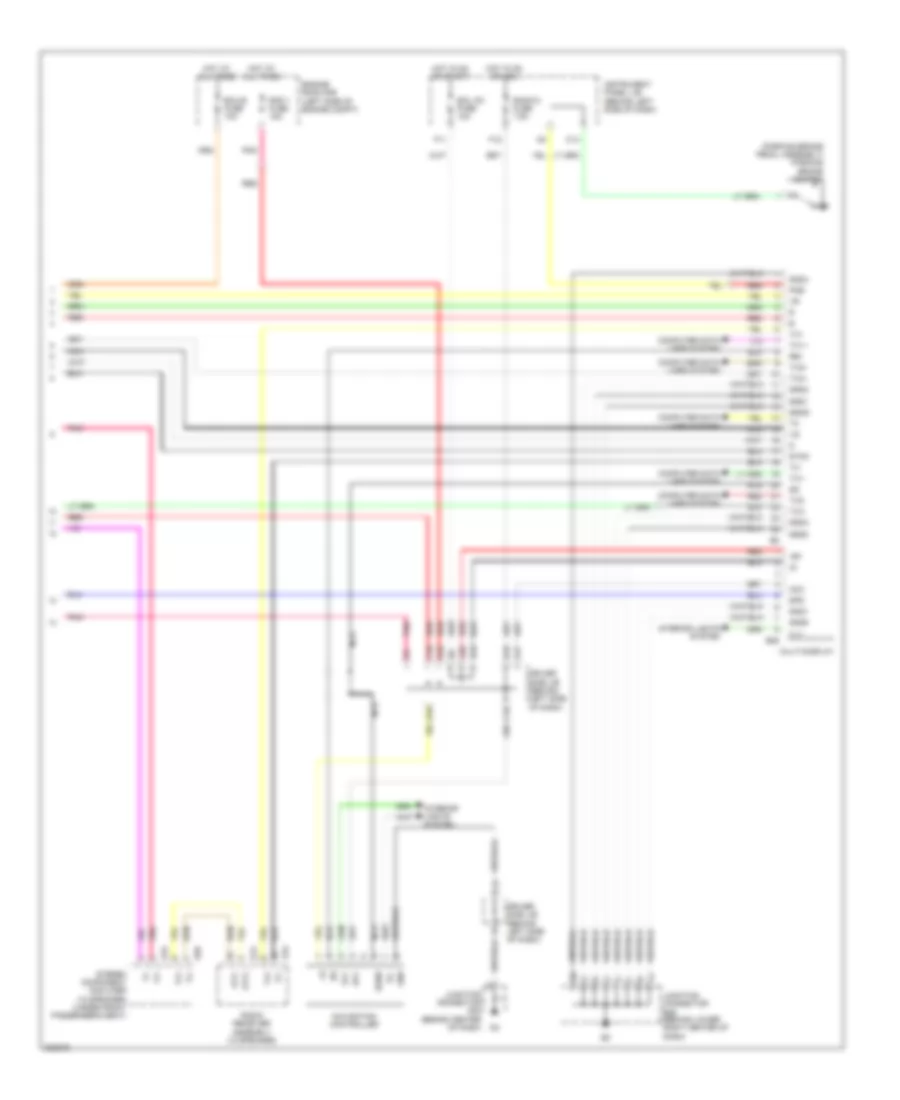 Navigation Wiring Diagram (2 of 2) for Toyota Avalon Limited 2010