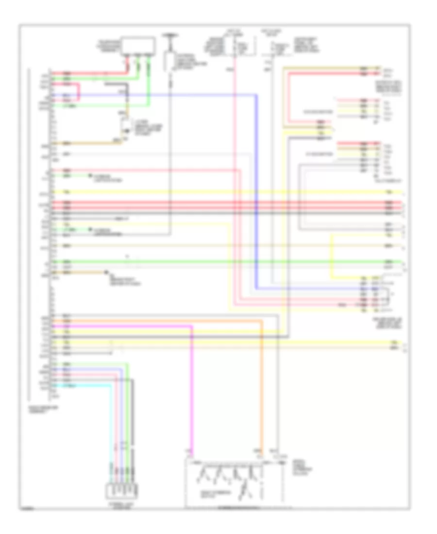12 Speaker System Wiring Diagram 1 of 2 for Toyota Avalon Limited 2010