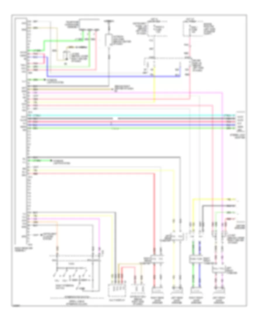 9 Speaker System Wiring Diagram for Toyota Avalon Limited 2010