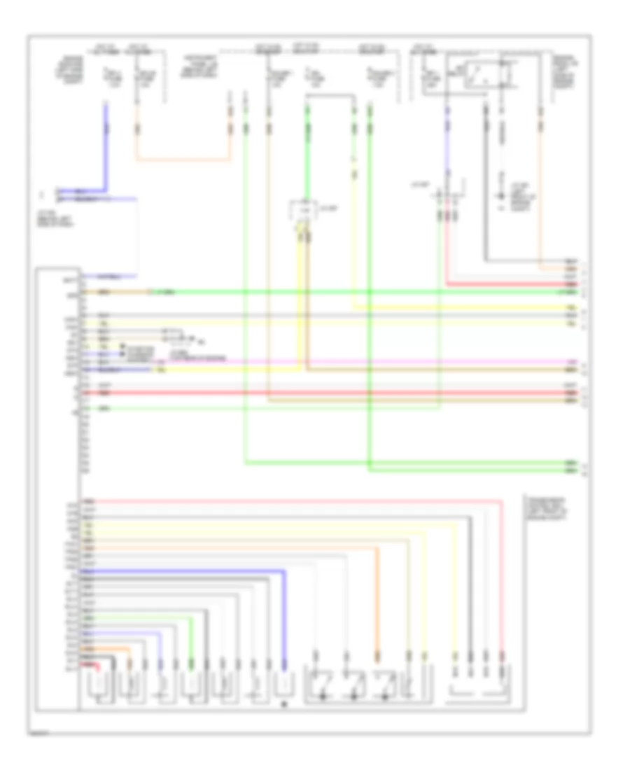 Transmission Wiring Diagram 1 of 3 for Toyota Avalon Limited 2010