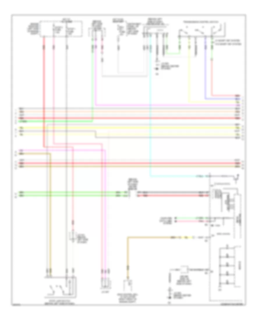 Transmission Wiring Diagram 2 of 3 for Toyota Avalon Limited 2010