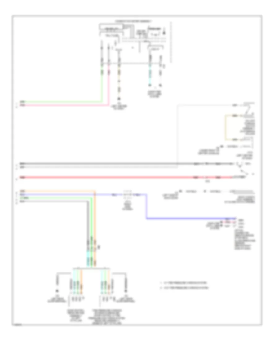 Power Door Locks Wiring Diagram, Except Hybrid without Smart Key System (4 of 4) for Toyota Highlander LE 2014