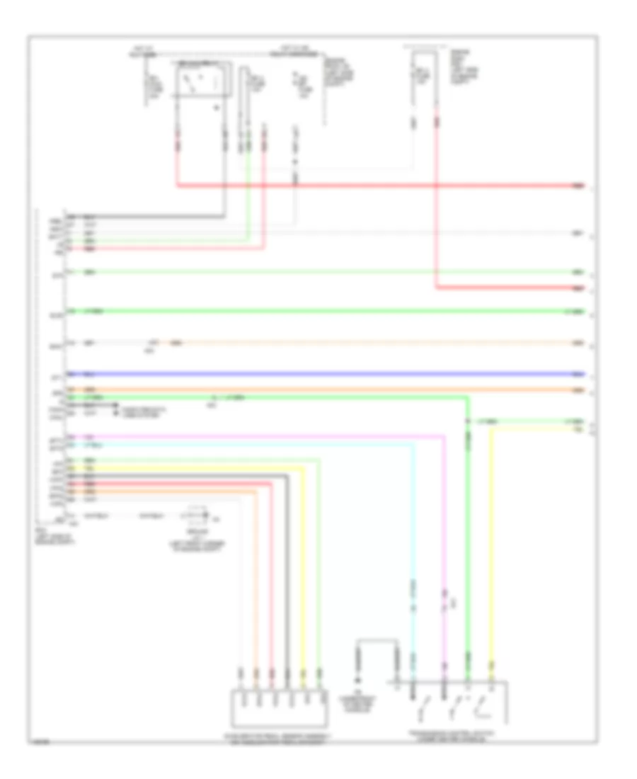 2.7L, AT Wiring Diagram (1 of 4) for Toyota Highlander LE 2014