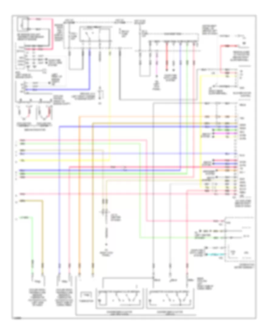 AC Wiring Diagram, Except Hybrid (3 of 3) for Toyota Highlander LE 2014