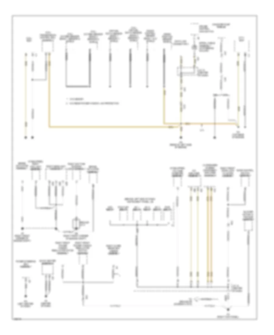 Ground Distribution Wiring Diagram, Except Hybrid (2 of 6) for Toyota Highlander LE 2014