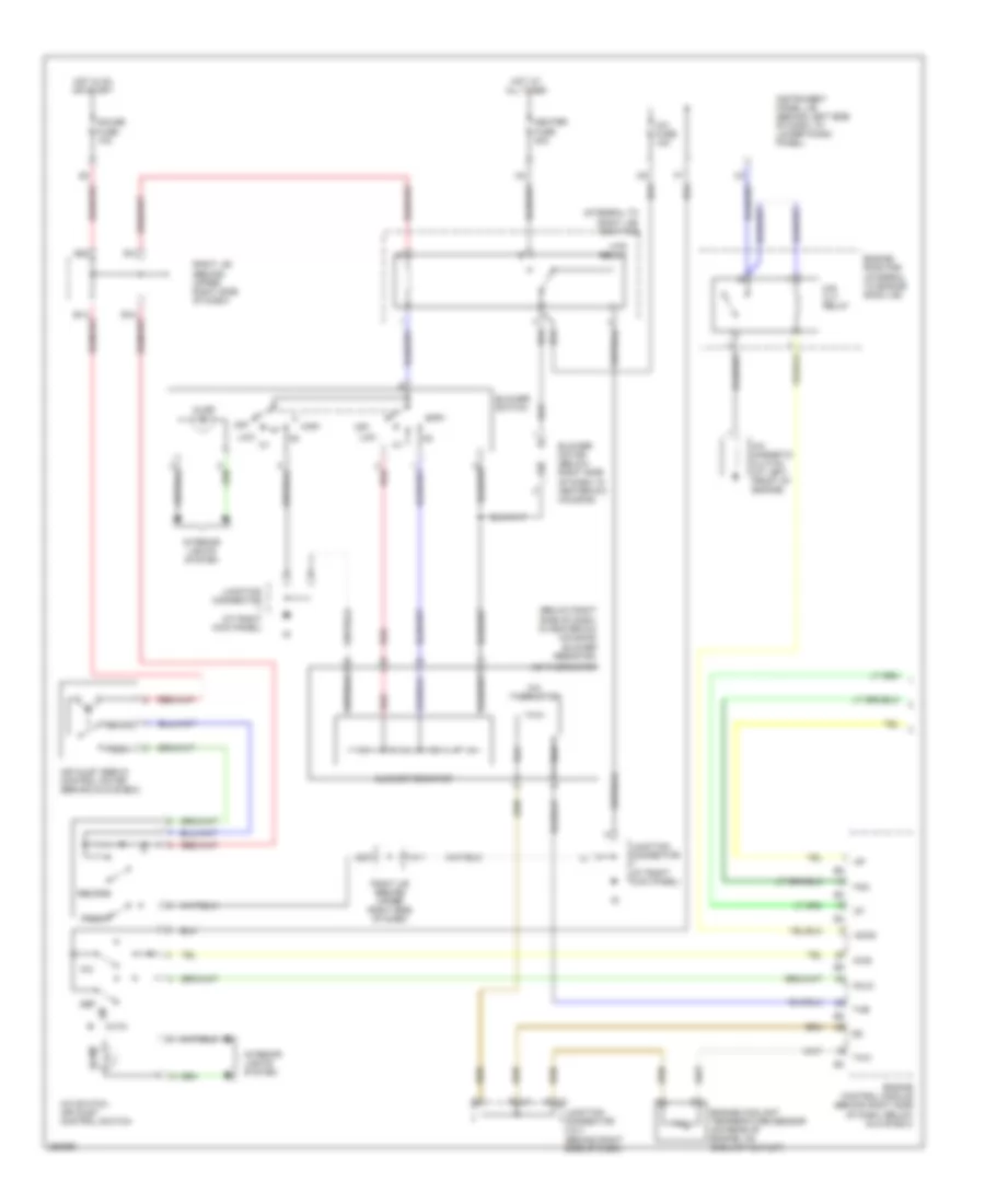 Manual A C Wiring Diagram 1 of 2 for Toyota Corolla CE 2007