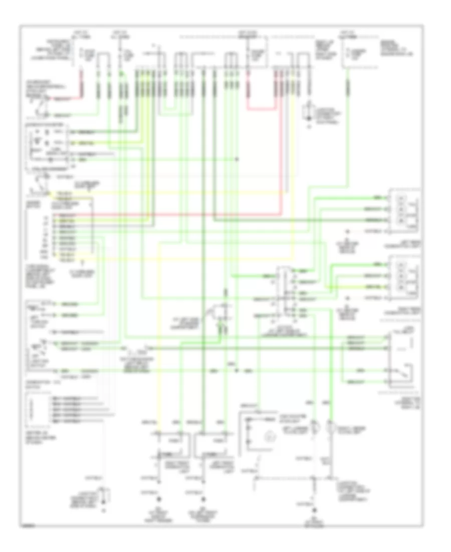 Exterior Lamps Wiring Diagram for Toyota Corolla CE 2007