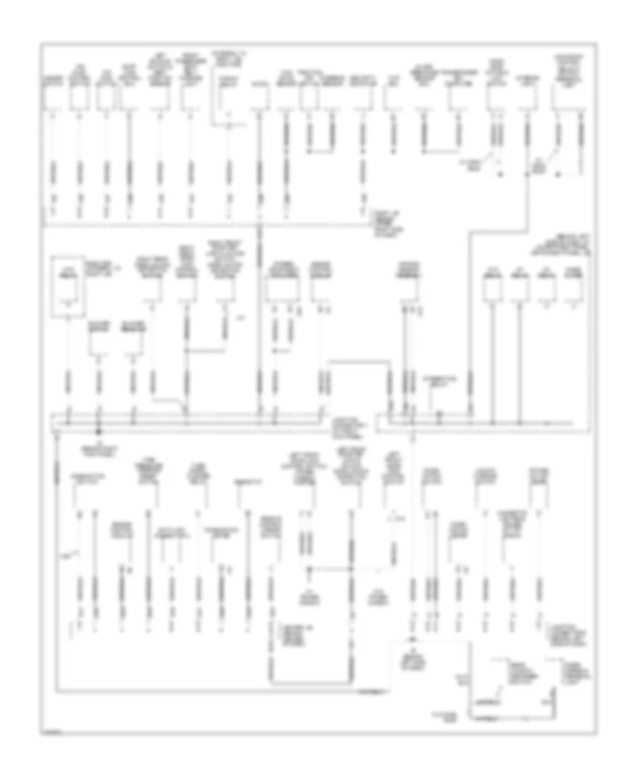Ground Distribution Wiring Diagram 1 of 2 for Toyota Corolla CE 2007