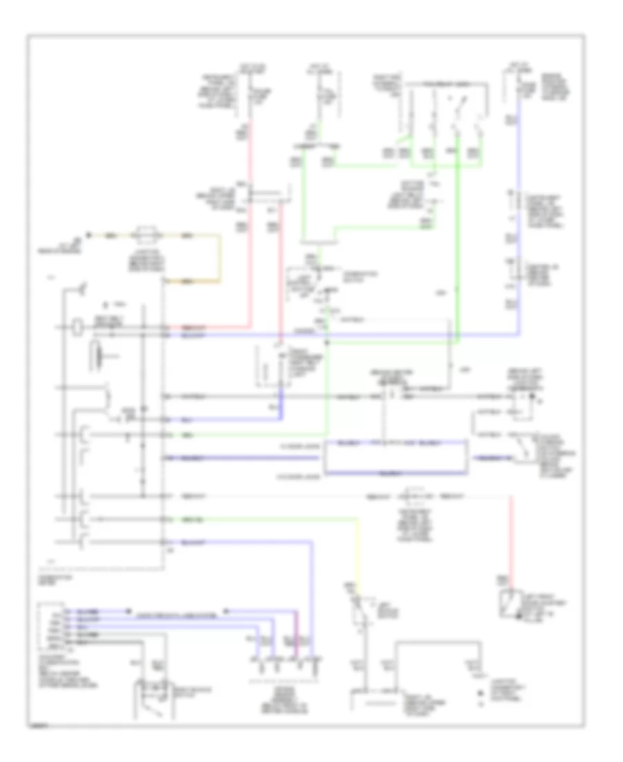 Chime Wiring Diagram for Toyota Corolla CE 2007