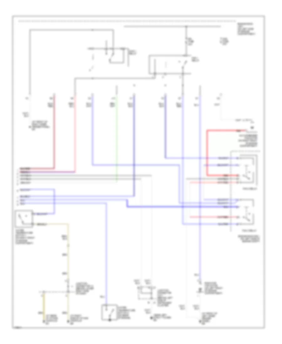 Manual A C Wiring Diagram without Towing Package 2 of 2 for Toyota Sienna XLE 2003