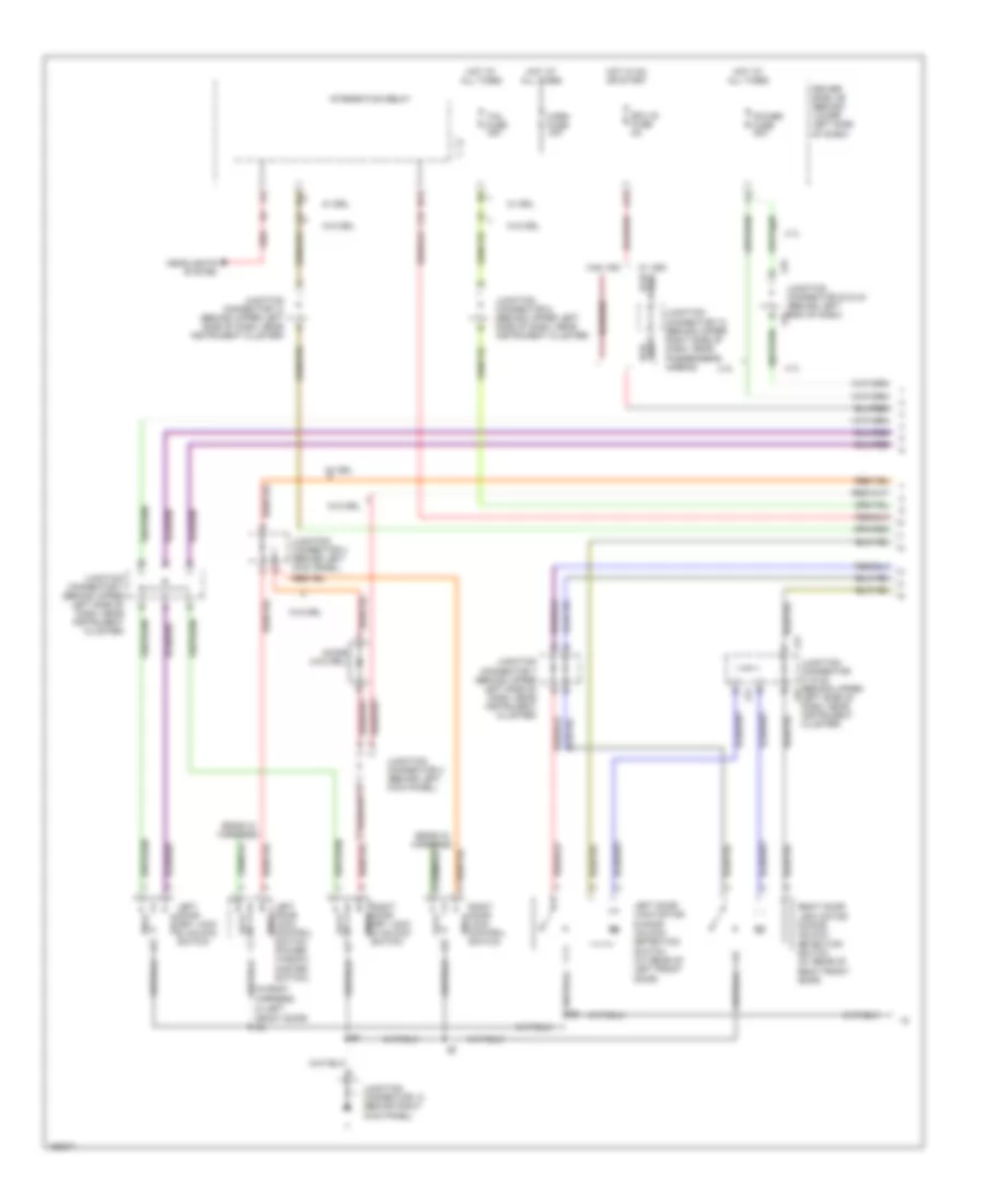 Forced Entry Wiring Diagram Access Standard Cab 1 of 2 for Toyota Tundra SR5 2004