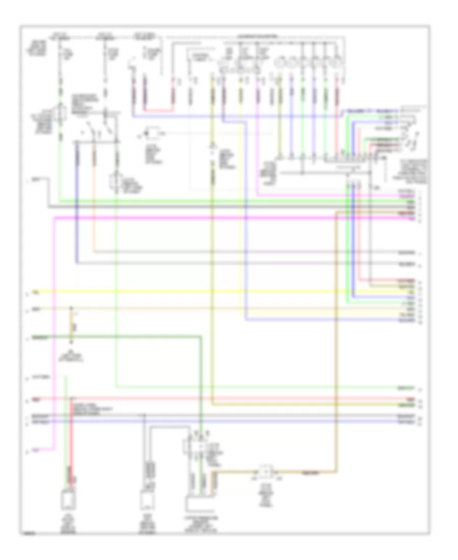 4.7L, Engine Performance Wiring Diagram, Double Cab (2 of 4) for Toyota Tundra SR5 2004