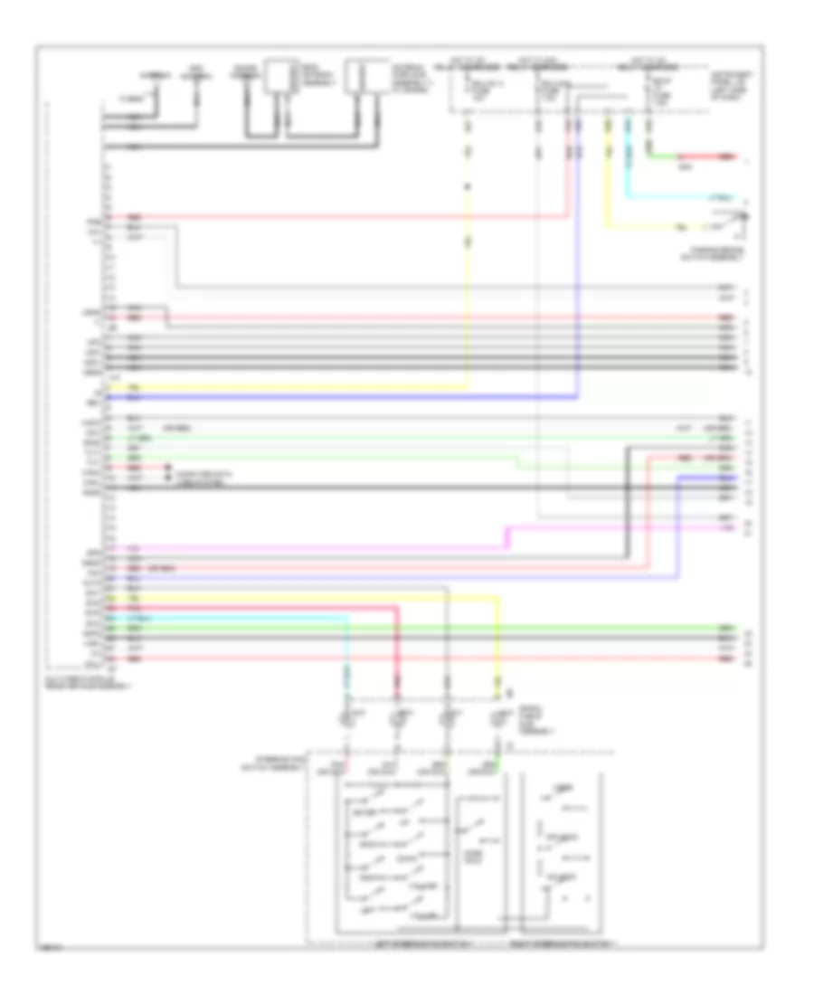 10 Speaker System Wiring Diagram with Multi Media Module 1 of 4 for Toyota Camry Hybrid LE 2012