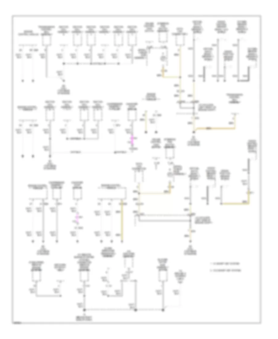 Ground Distribution Wiring Diagram Except Hybrid 2 of 5 for Toyota Camry Hybrid LE 2012