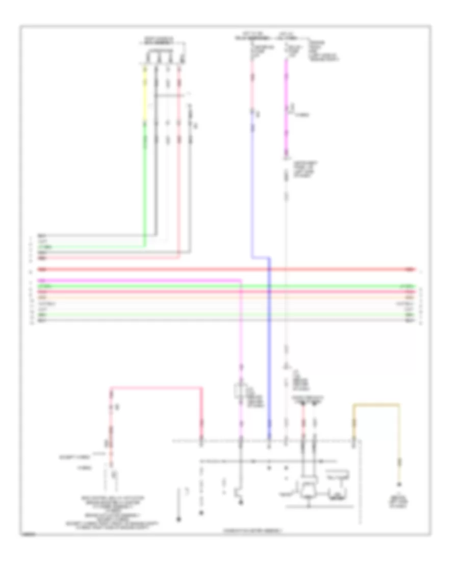 Navigation Wiring Diagram, 6-Speaker (3 of 4) for Toyota Camry Hybrid LE 2012