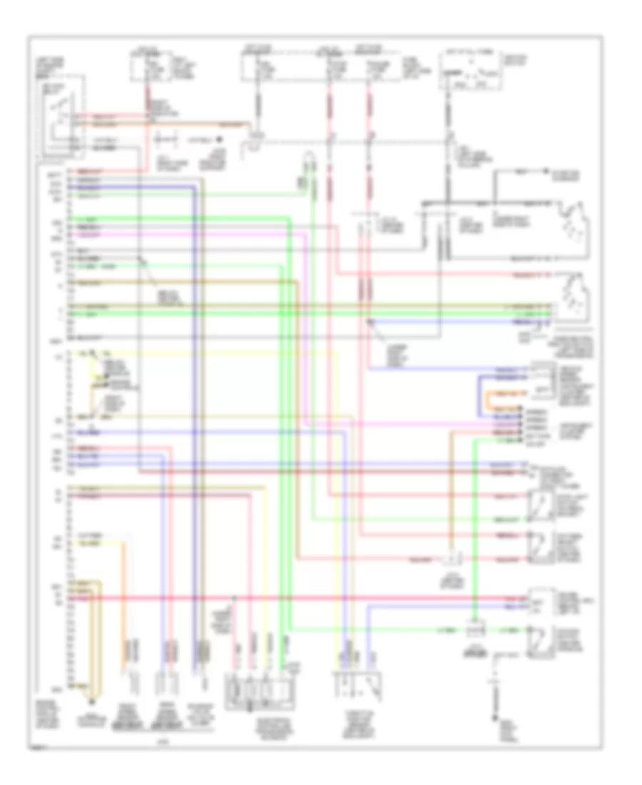 Transmission Wiring Diagram for Toyota RAV4 1996