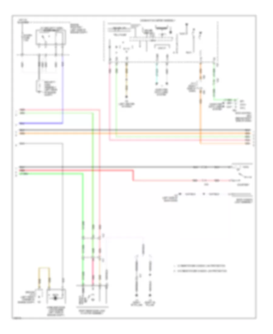 Forced Entry Wiring Diagram, Hybrid (3 of 5) for Toyota Highlander LE Plus 2014