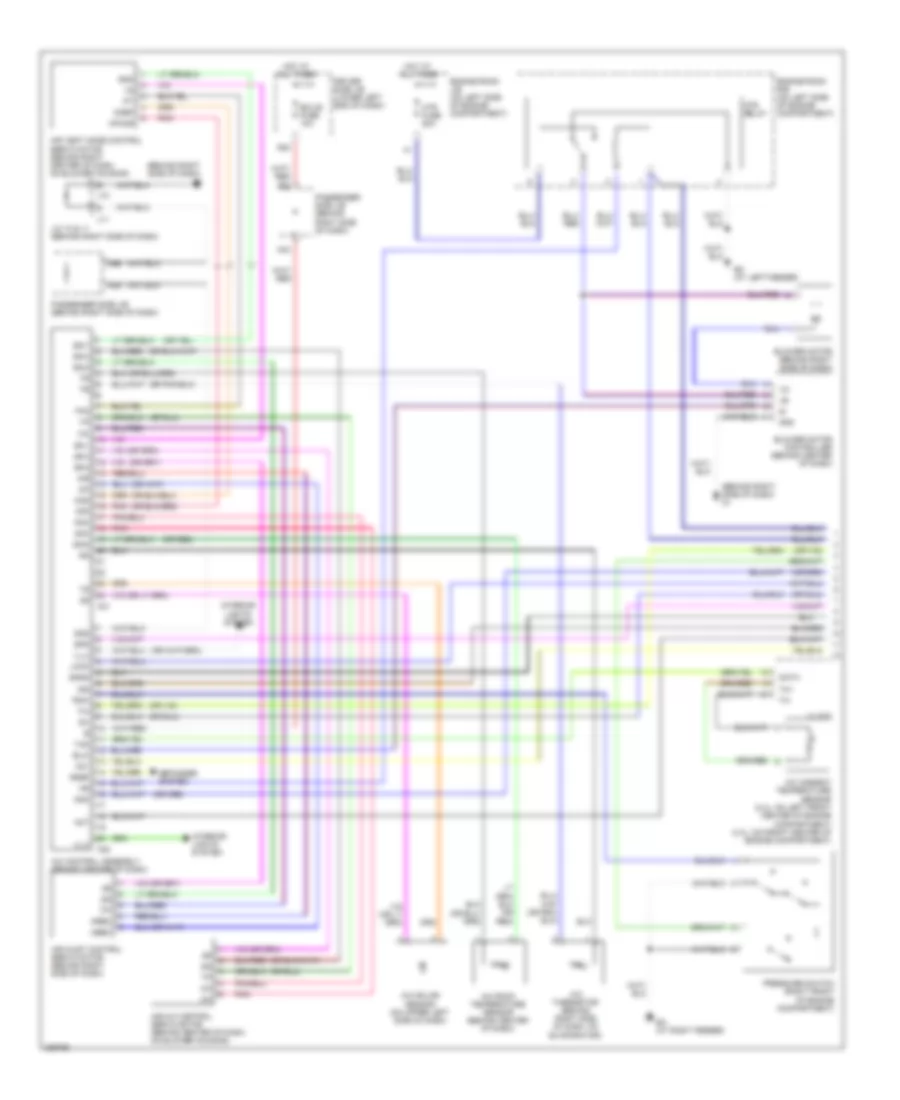 Automatic A C Wiring Diagram 1 of 2 for Toyota Camry Solara Sport 2008