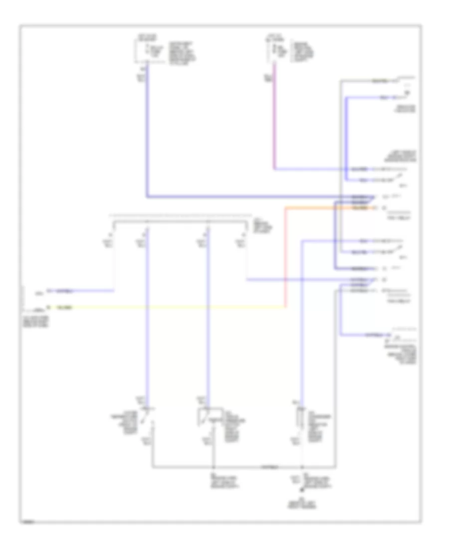 Cooling Fan Wiring Diagram for Toyota ECHO 2002
