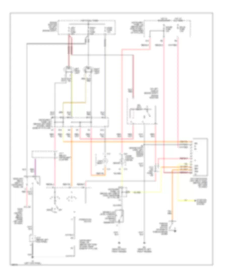 Headlight Wiring Diagram with DRL for Toyota ECHO 2002