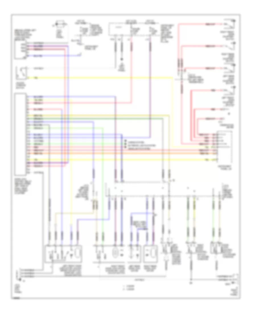 Power Door Lock Wiring Diagram with Keyless Entry for Toyota ECHO 2002