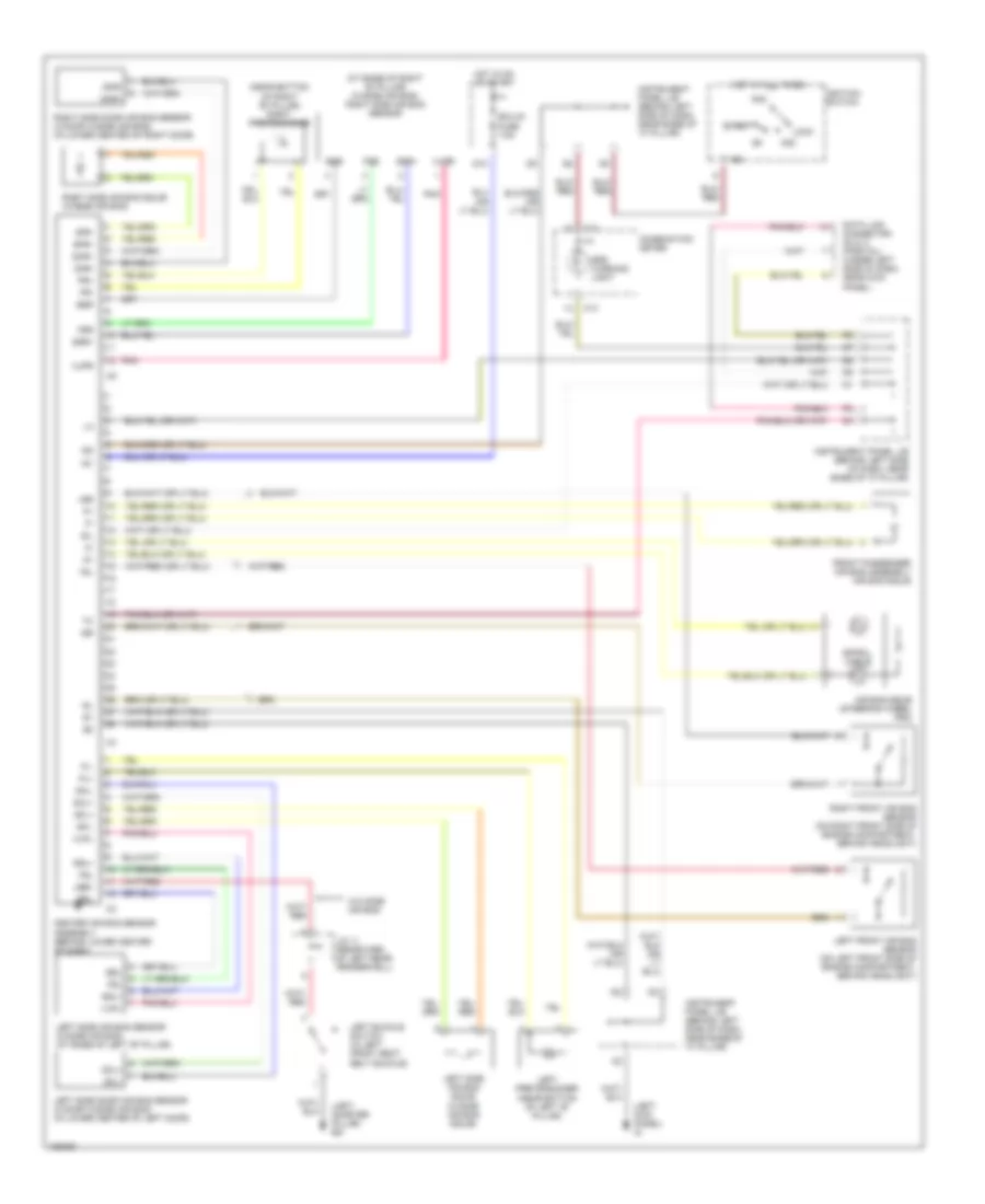 Supplemental Restraint Wiring Diagram for Toyota ECHO 2002