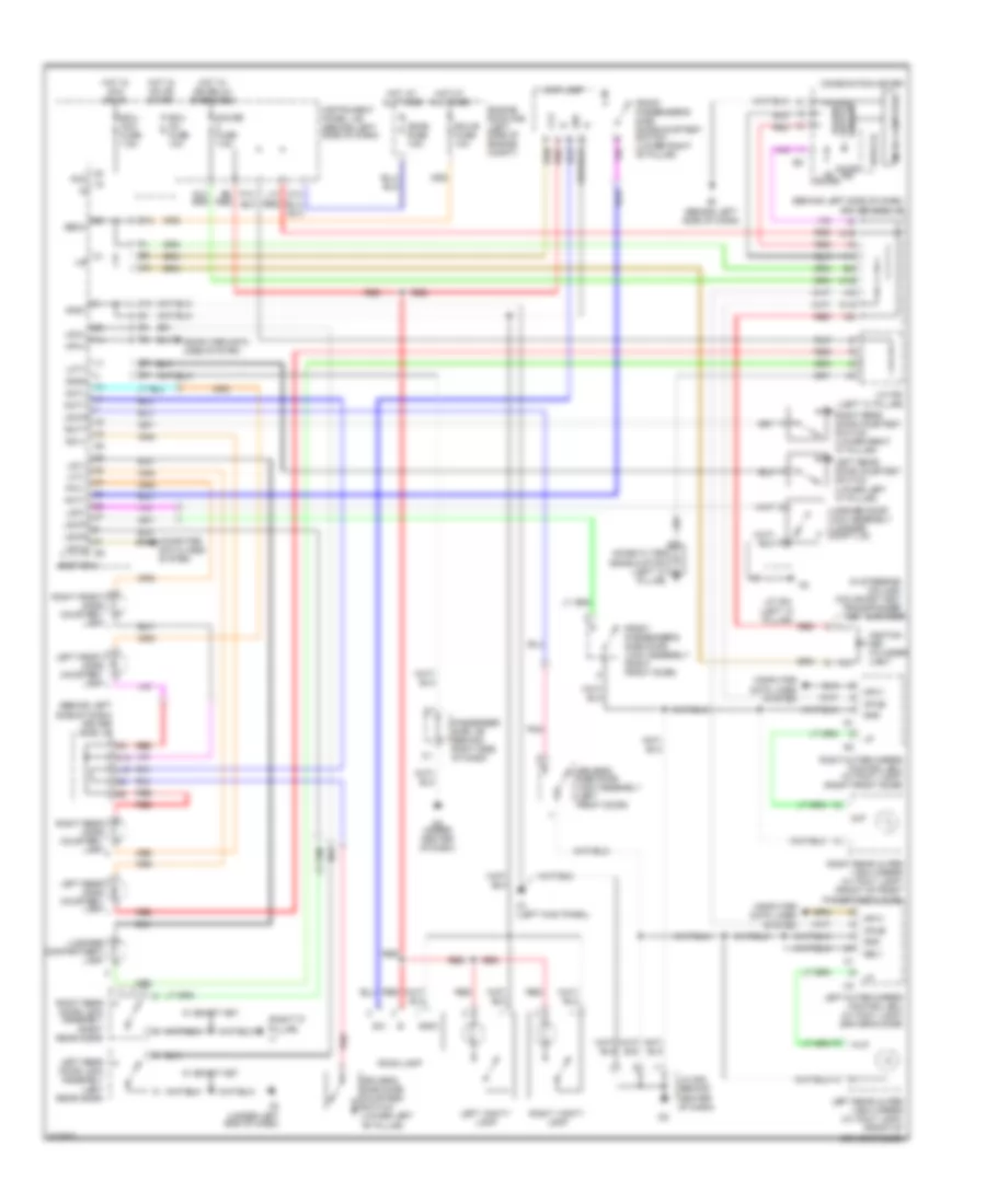 Courtesy Lamps Wiring Diagram for Toyota Avalon XL 2010