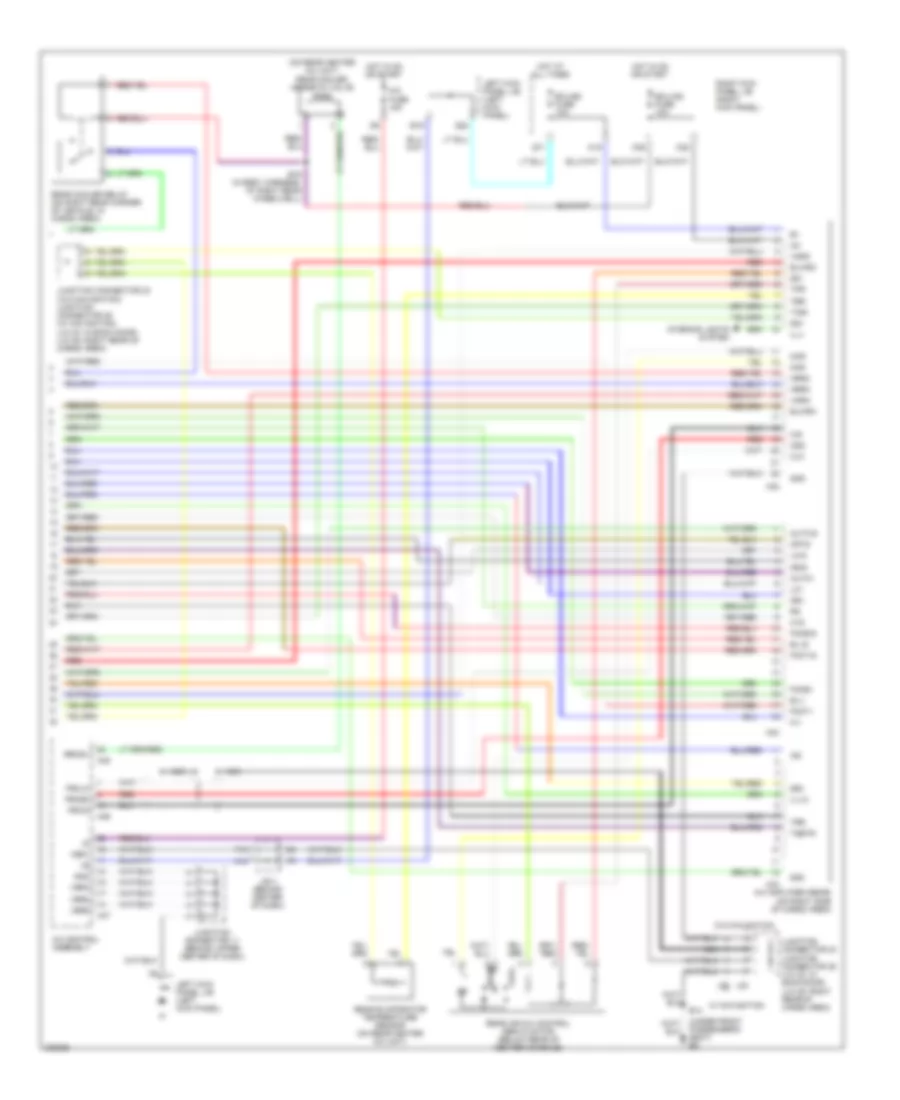 Rear A C Wiring Diagram 2 of 2 for Toyota Land Cruiser 2006