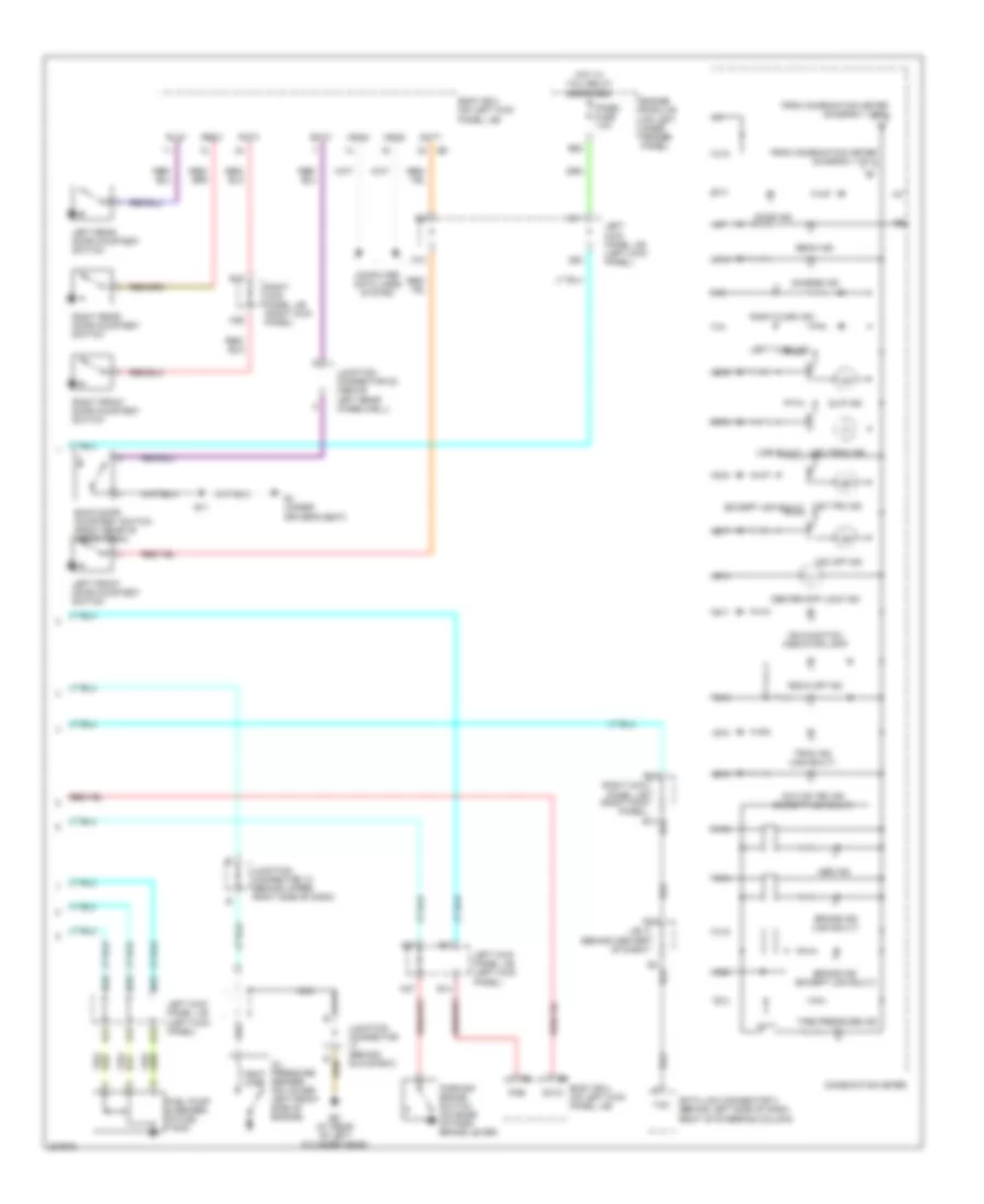 Instrument Cluster Wiring Diagram 2 of 2 for Toyota Land Cruiser 2006