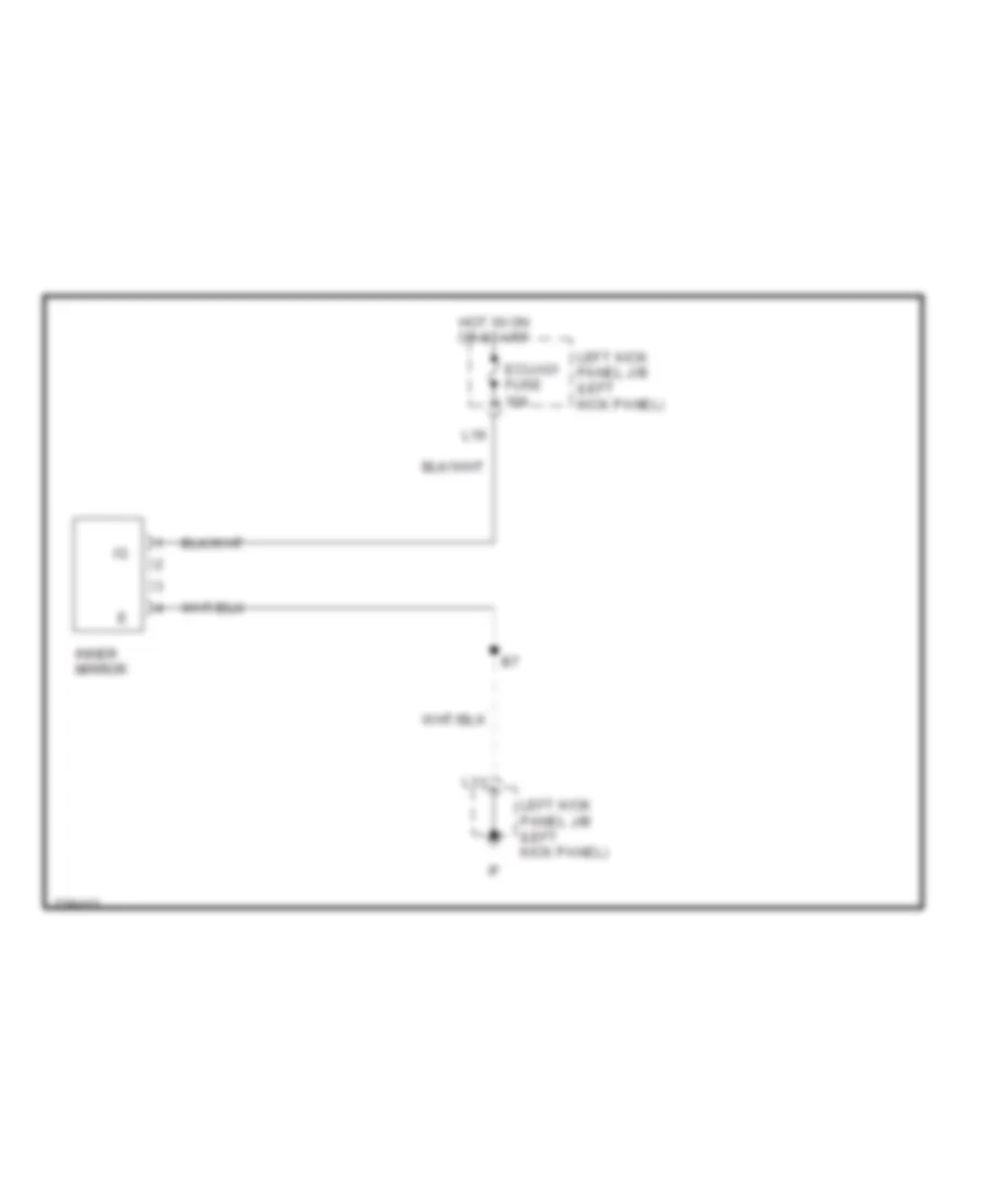 Electrochromic Mirror Wiring Diagram for Toyota Land Cruiser 2006