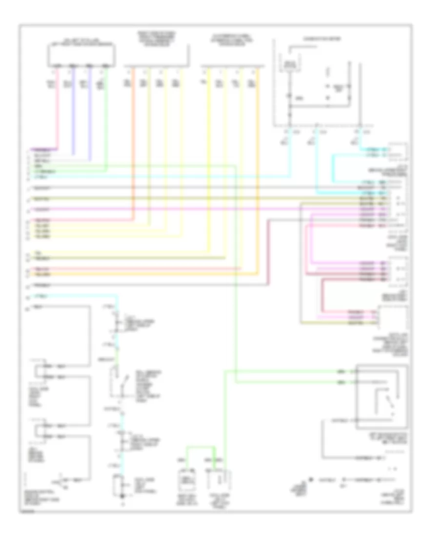 Supplemental Restraints Wiring Diagram with Side Airbag 2 of 2 for Toyota Land Cruiser 2006