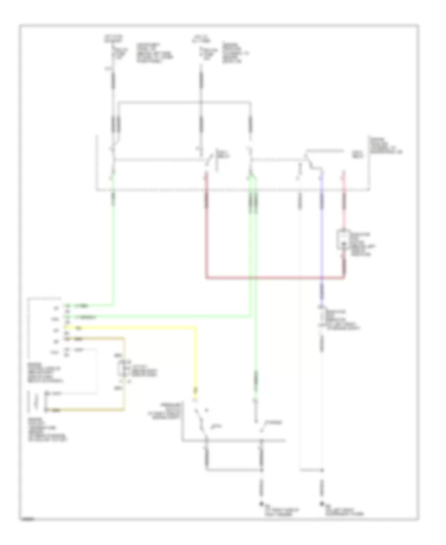 Cooling Fan Wiring Diagram for Toyota Corolla LE 2007