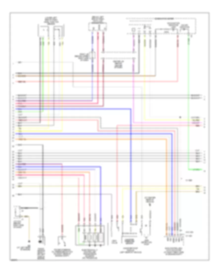 1.8L, Engine Performance Wiring Diagram (2 of 4) for Toyota Corolla LE 2007
