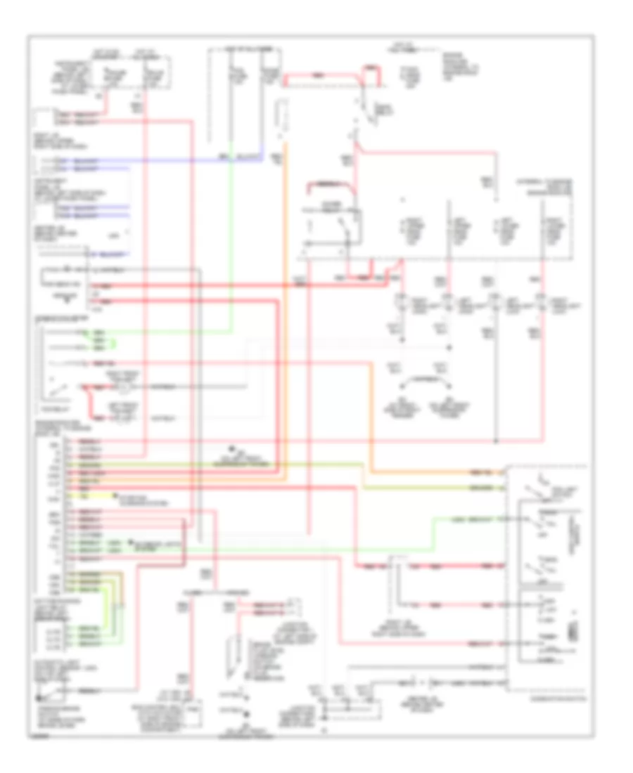 Headlights Wiring Diagram for Toyota Corolla LE 2007