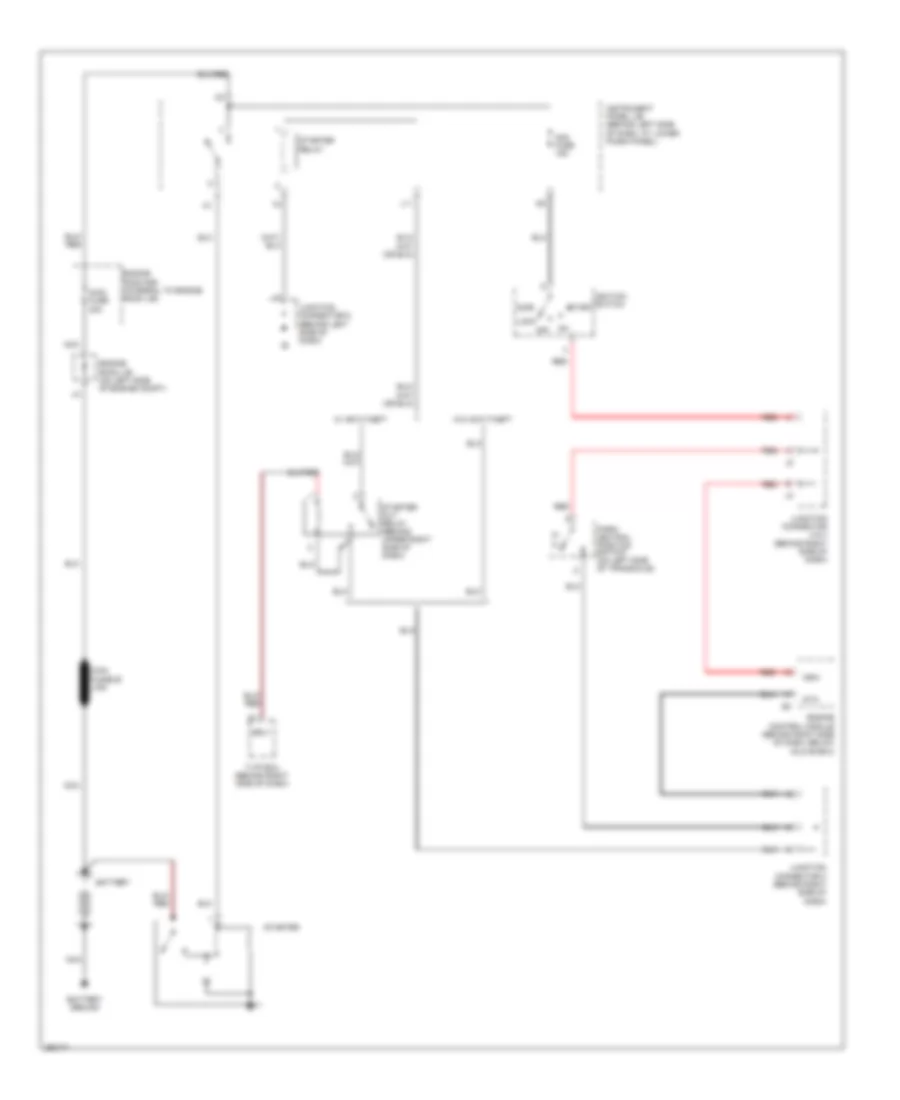Starting Wiring Diagram, AT for Toyota Corolla LE 2007