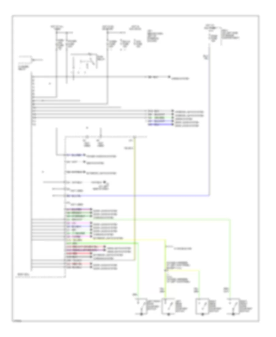 Body Control Modules Wiring Diagram for Toyota Tacoma 2003