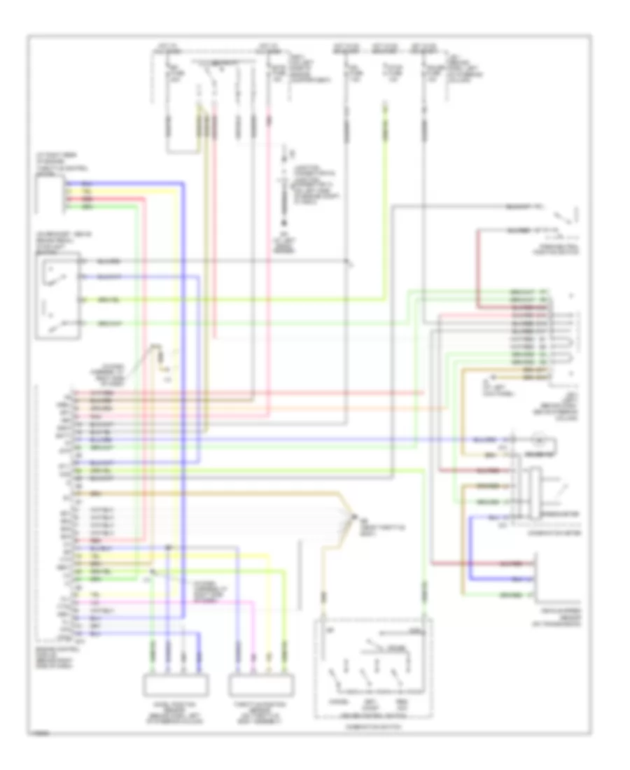 3 4L Cruise Control Wiring Diagram Except M T with 2 Wheel Drive for Toyota Tacoma 2003
