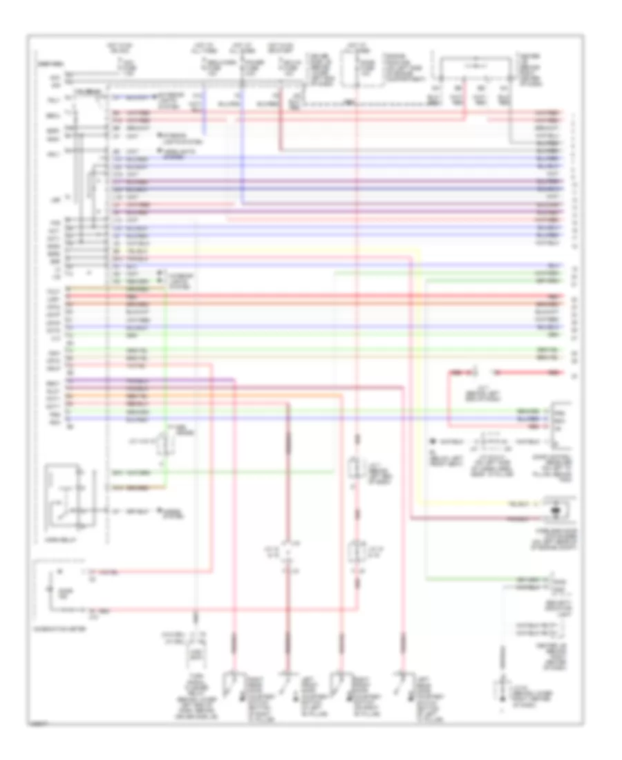 Forced Entry Wiring Diagram 1 of 2 for Toyota 4Runner Limited 2005