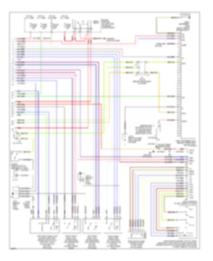 Forced Entry Wiring Diagram (2 of 2) for Toyota 4Runner Limited 2005