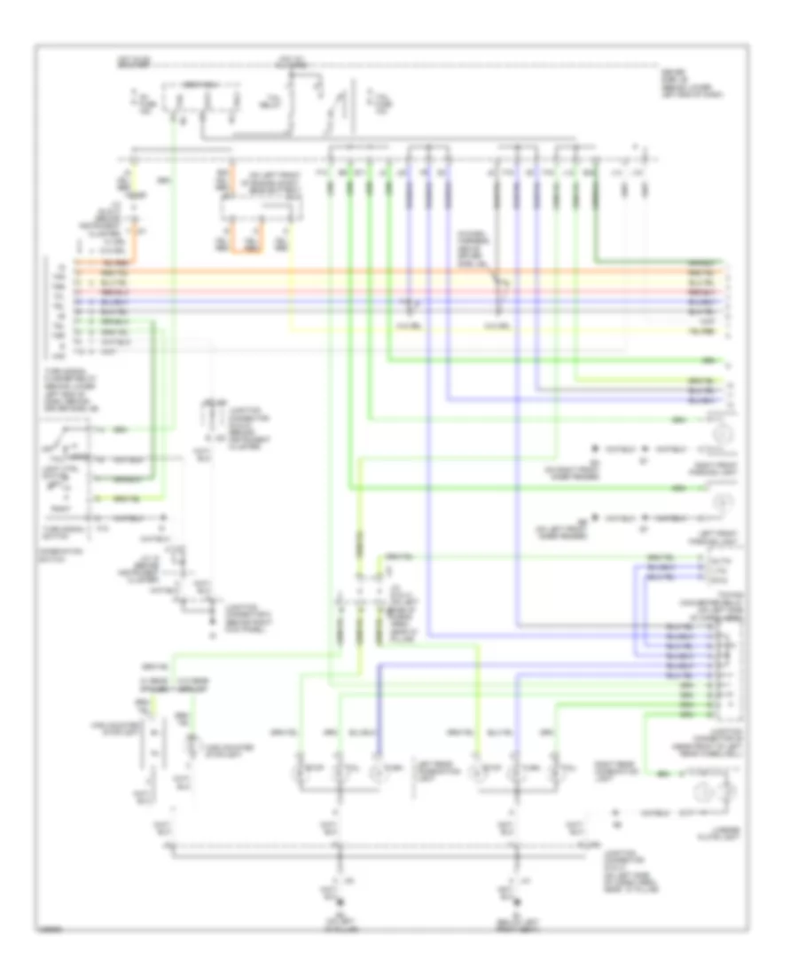 Exterior Lamps Wiring Diagram 1 of 2 for Toyota 4Runner Limited 2005