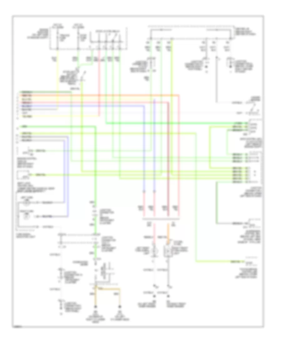 Exterior Lamps Wiring Diagram (2 of 2) for Toyota 4Runner Limited 2005