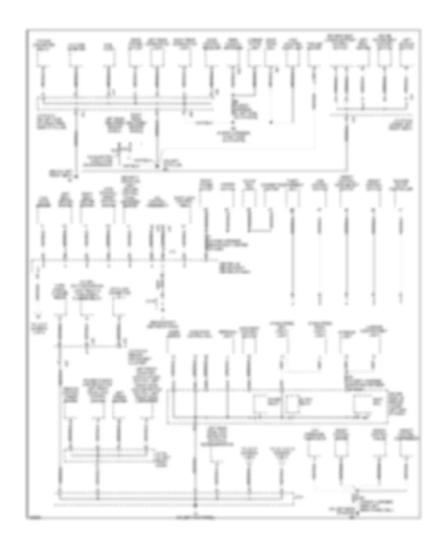 Ground Distribution Wiring Diagram (2 of 3) for Toyota 4Runner Limited 2005