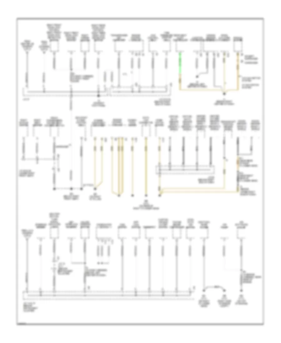 Ground Distribution Wiring Diagram 3 of 3 for Toyota 4Runner Limited 2005
